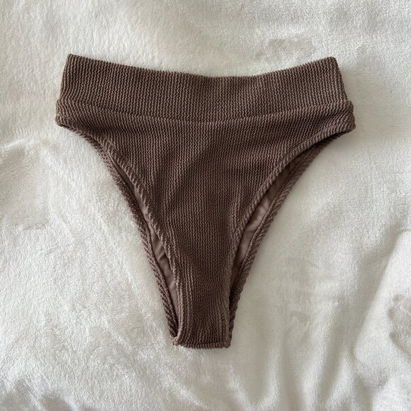 Rhythm Wave Break Hi Hip Banded Surf Bikini Bottoms - Picture 3 of 4